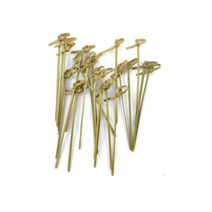 BAMBOO KNOTTED PICKS 12cm 500 Pieces