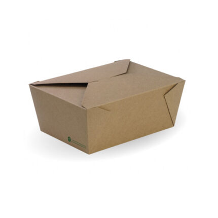 PLA Coated Lunch Box Medium 200Pc/Ctn