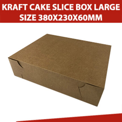 Kraft Cake Boxes Rectangle Large