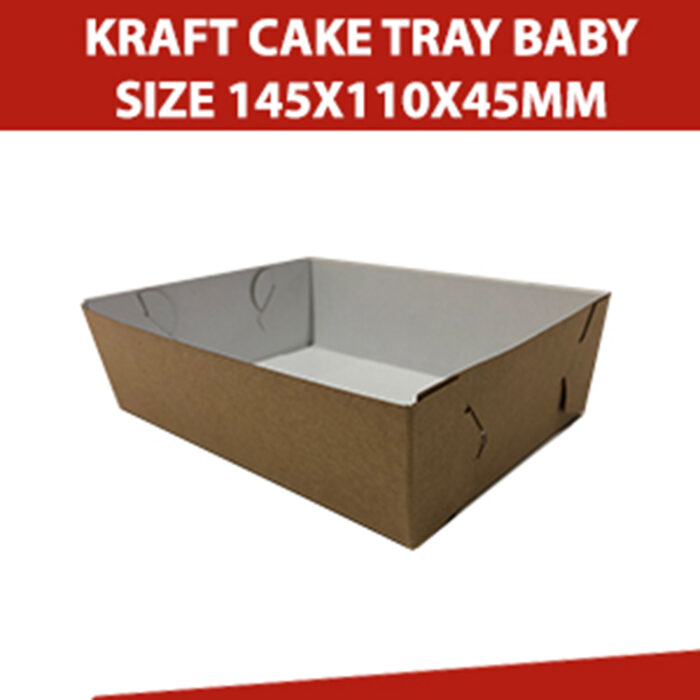 Paper Takeaway Food Trays Qty 200 Baby Kraft