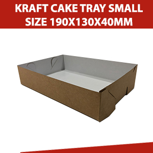 Paper Takeaway Food Trays Qty 200 Small Kraft