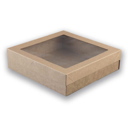 Catering Box with Window Lid - Square