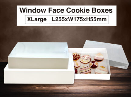 Window Face Cookie Boxes XLarge 50/Pk